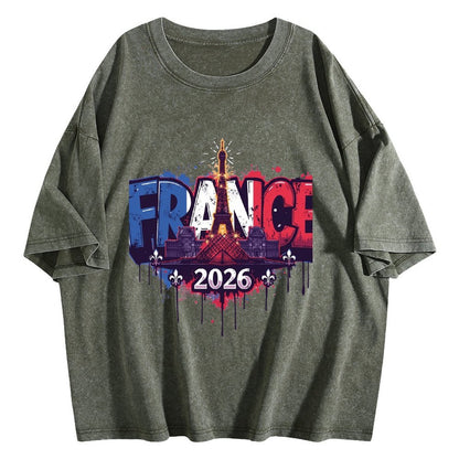 2026 World Cup Cotton T-Shirt France