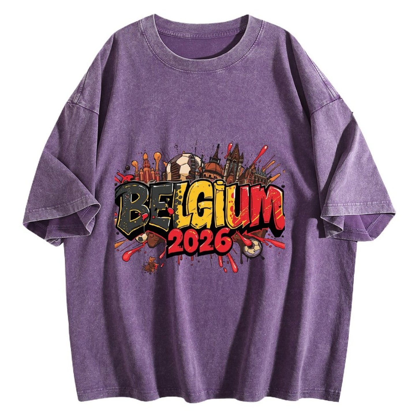 2026 World Cup Cotton T-Shirt Belgium