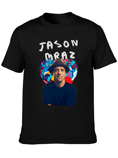 Music Unisex Cotton T-Shirt with Front Heat Transfer Print Xbbxosuzexyv