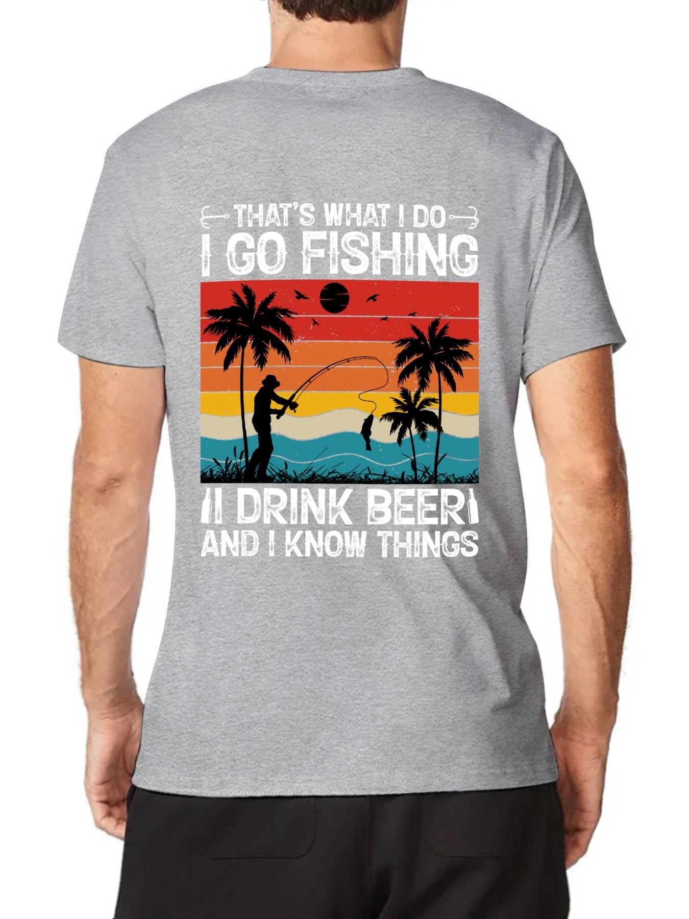Unisex Cotton T-Shirt with Back Heat Transfer Printxb443db7equq