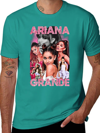 Music Unisex Cotton T-Shirt with Front Heat Transfer Print Xbb950un77wk