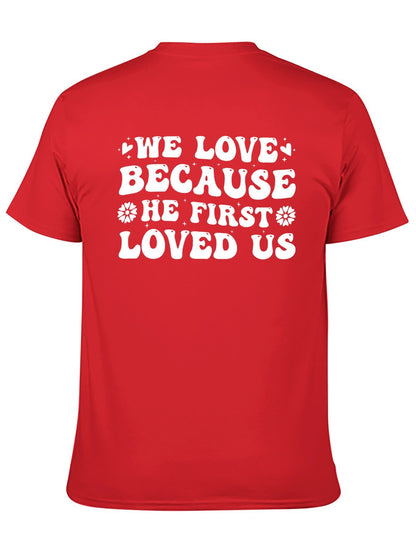 Unisex Cotton T-Shirt with Back Heat Transfer Printxb9hzt3fpmne