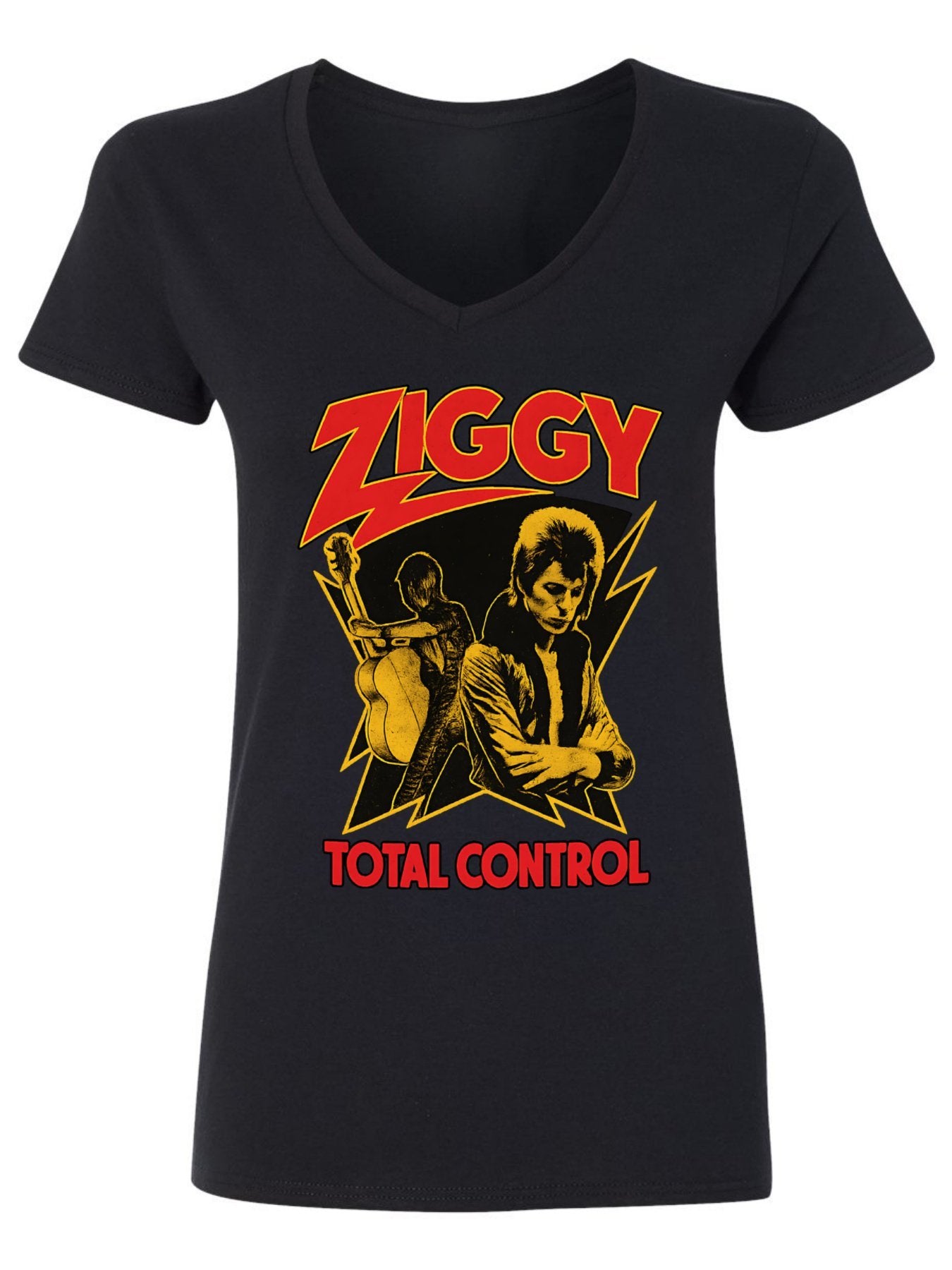 V-neck Women's Cotton T-shirt ZIGGY TOTAL CONTROL