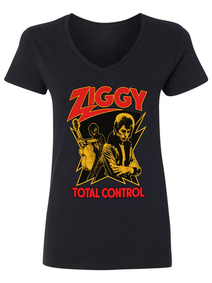 V-neck Women's Cotton T-shirt ZIGGY TOTAL CONTROL