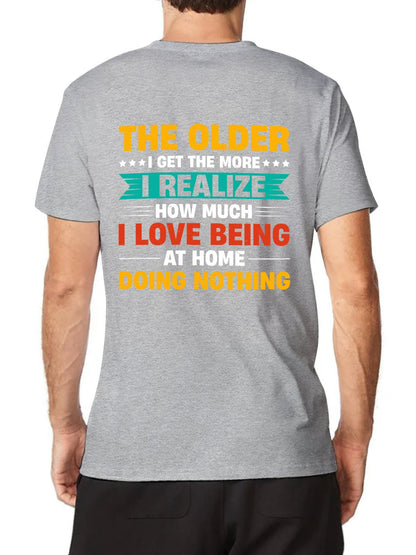 Unisex Cotton T-Shirt with Back Heat Transfer Printxb443sfeu13d