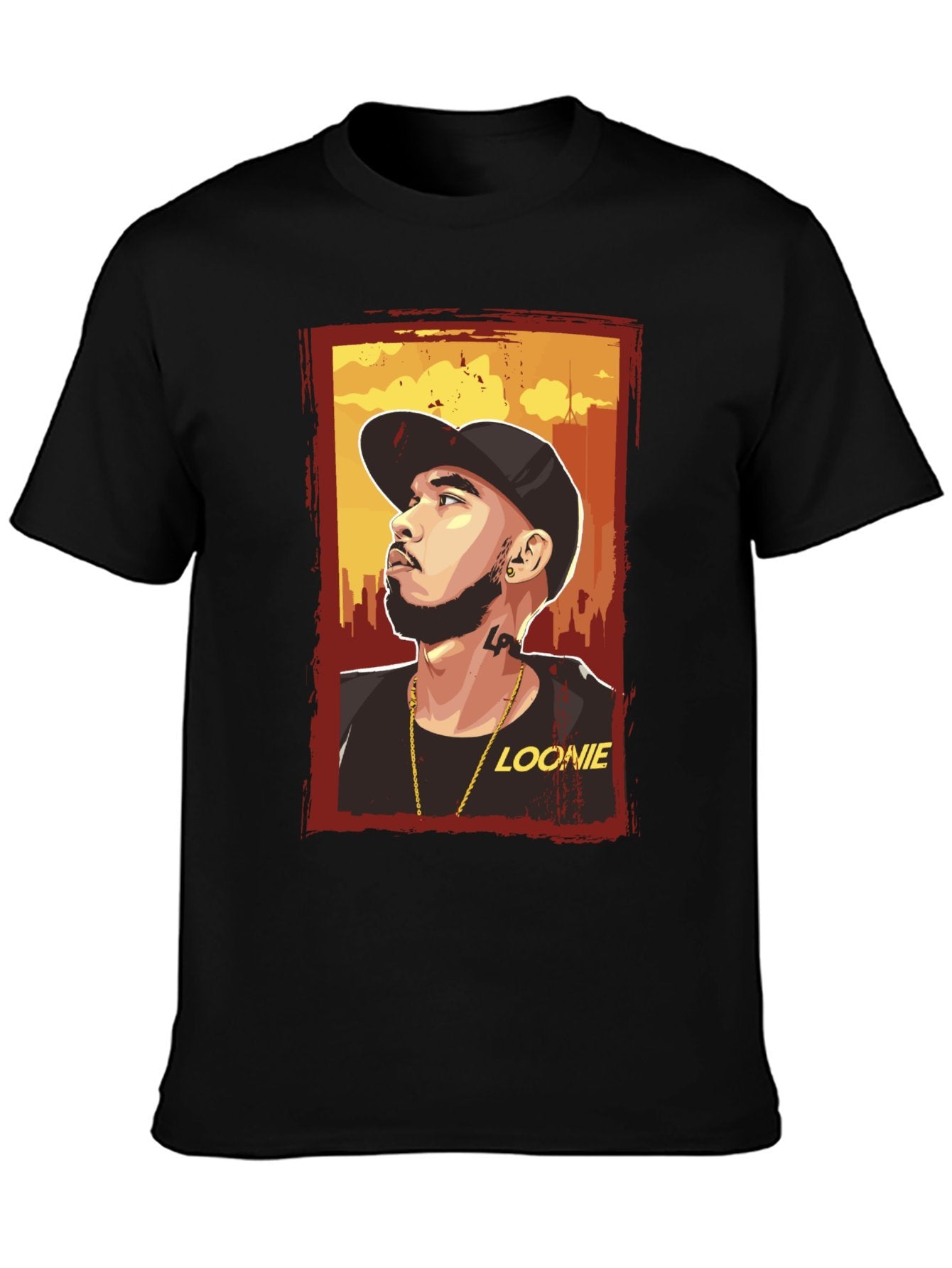 Music Unisex Cotton T-Shirt with Front Heat Transfer Print Xbbxy2mtjzbc