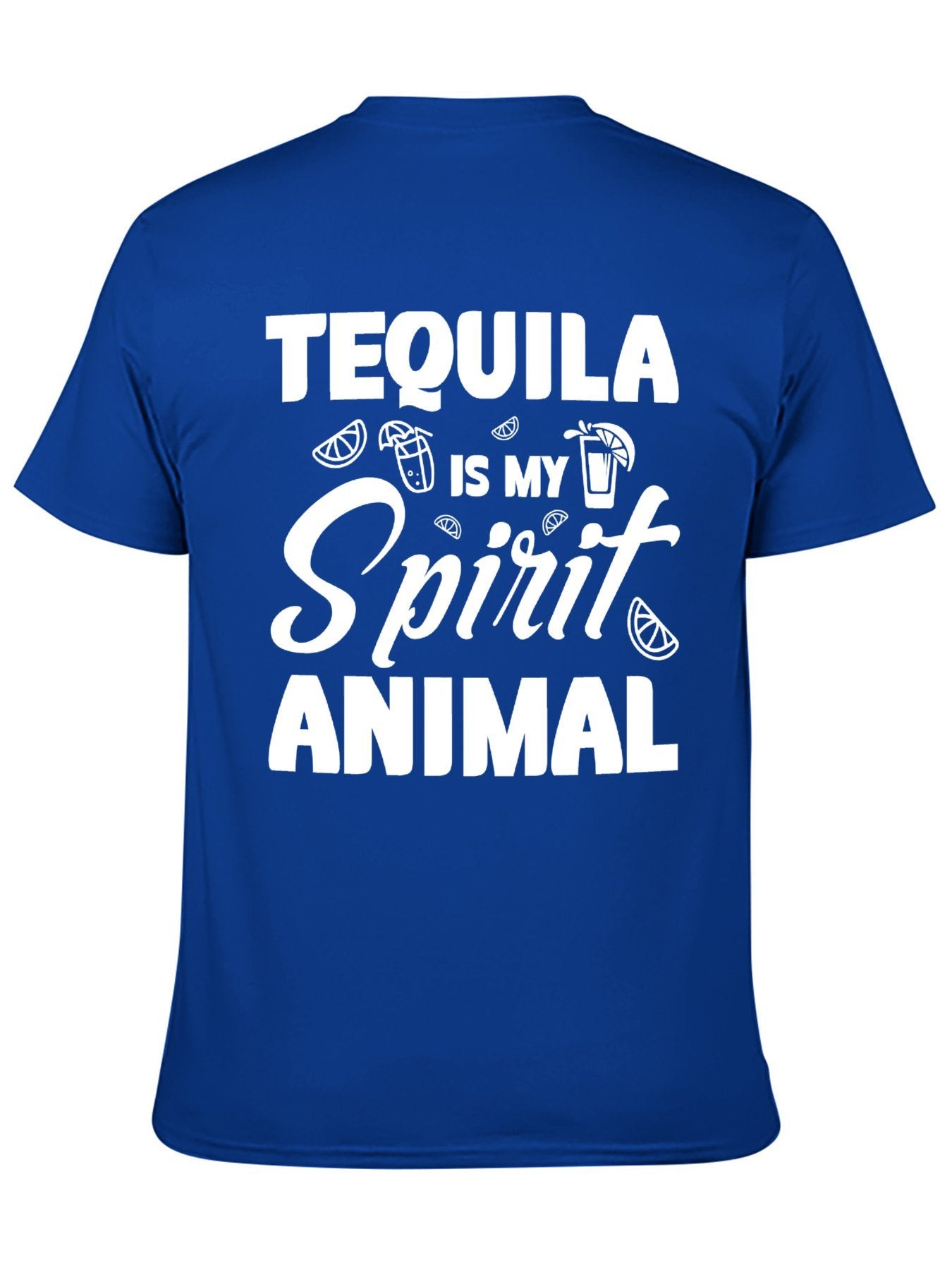 Unisex Cotton T-Shirt with Back Heat Transfer Printxb4432k8ldne