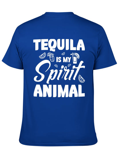 Unisex Cotton T-Shirt with Back Heat Transfer Printxb4432k8ldne