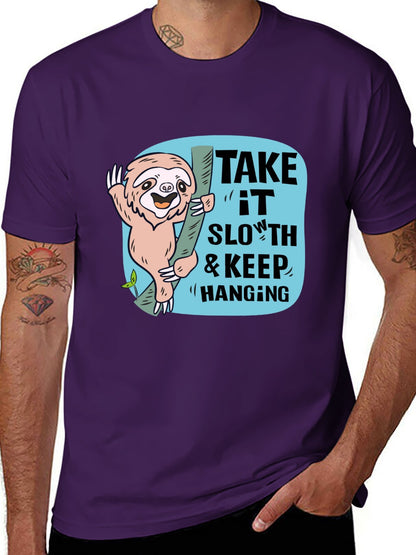 Funny Animals Unisex Cotton T-Shirt with Front Heat Transfer Print Xg2wdd3dtmrg