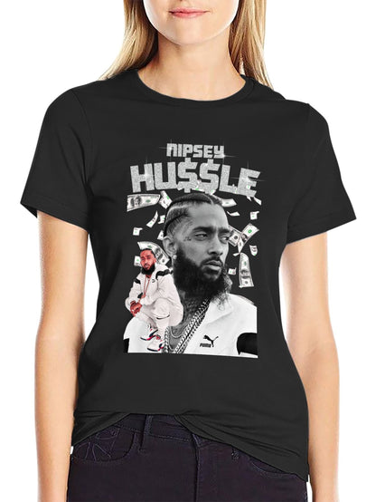 Music Unisex Cotton T-Shirt with Front Heat Transfer Print Xbbxo2zhxbkp