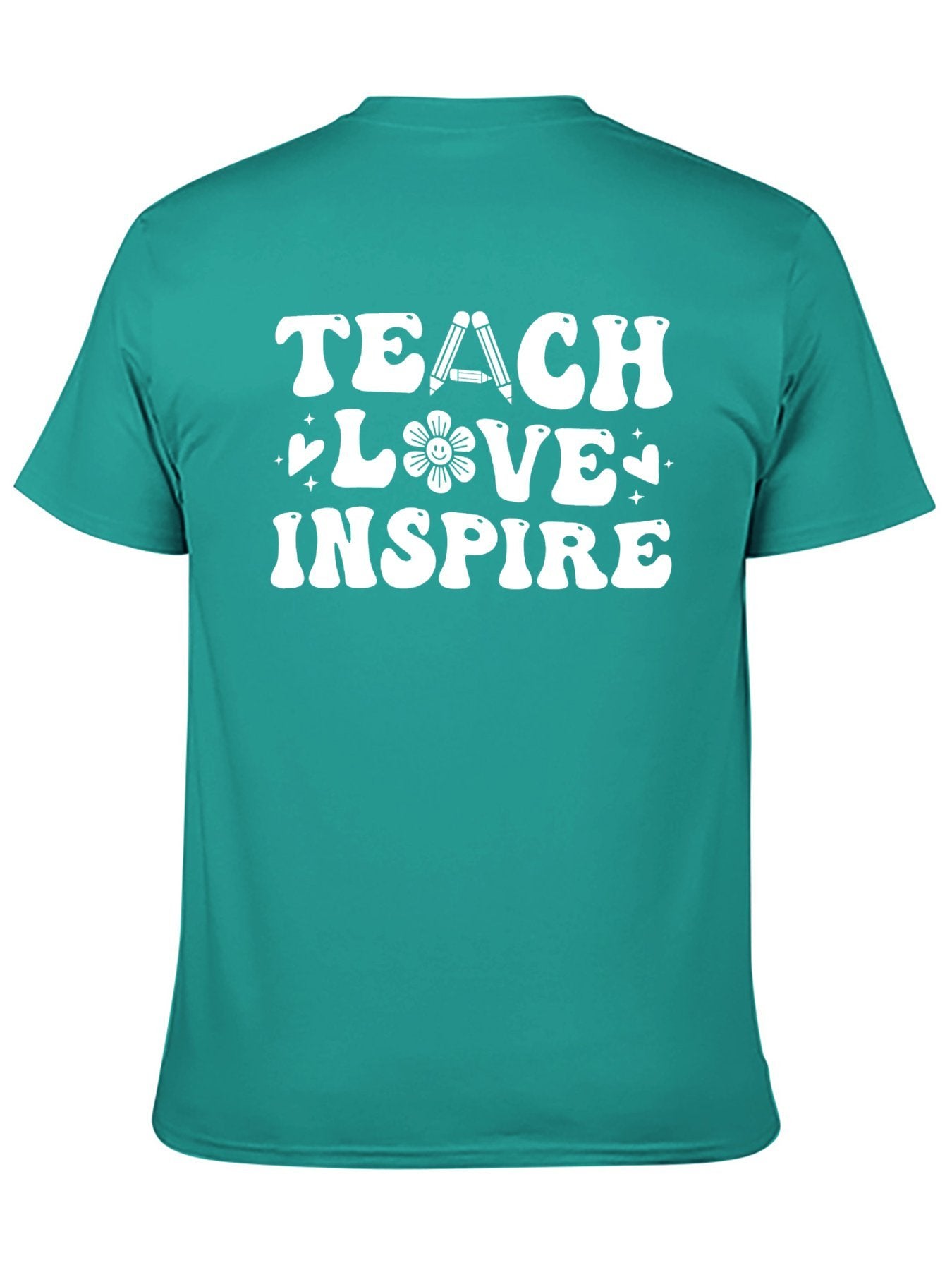 Unisex Cotton T-Shirt with Back Heat Transfer Printxb443d8z9zn0