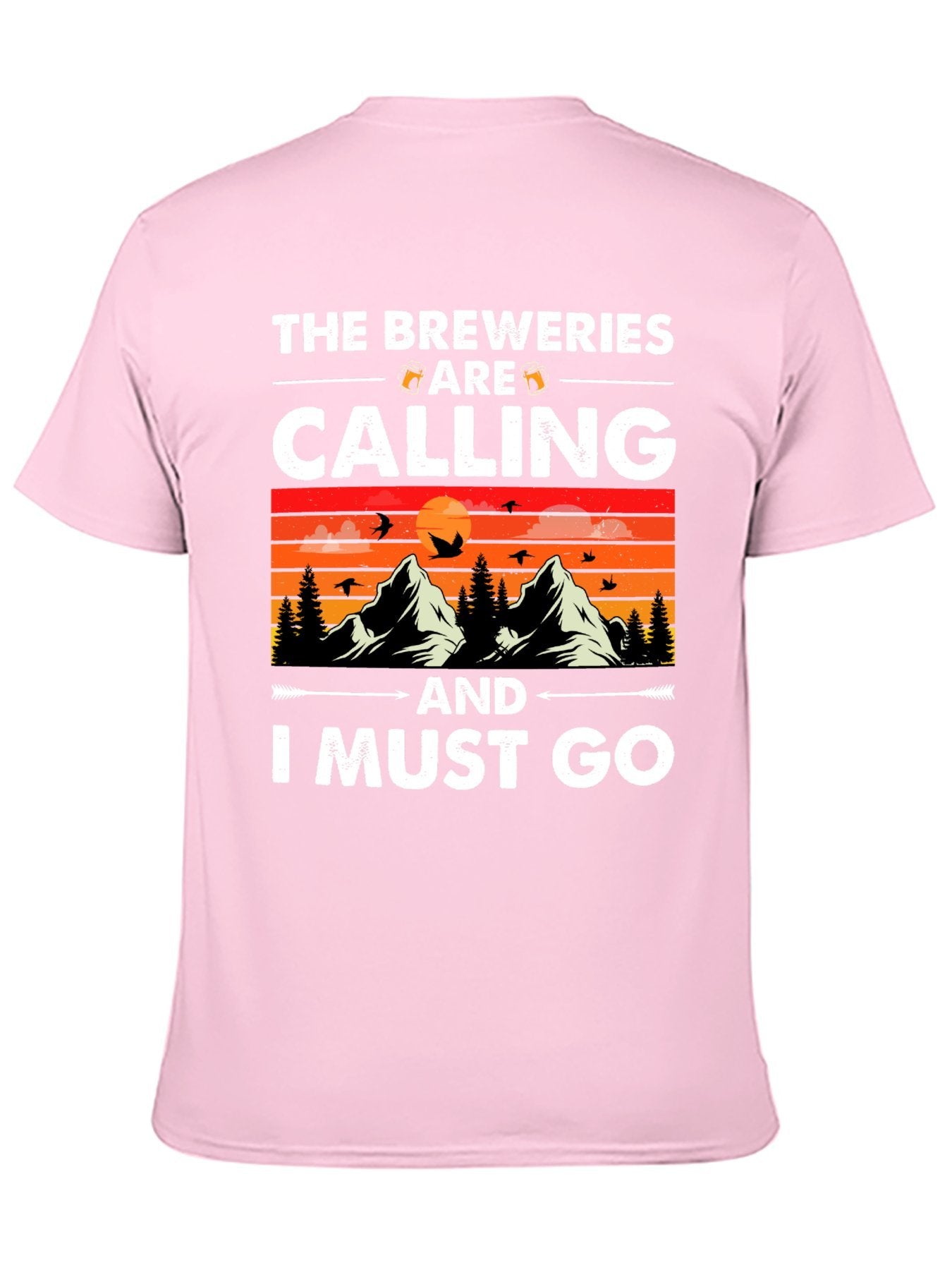Unisex Cotton T-Shirt with Back Heat Transfer Printxb443st22dkt