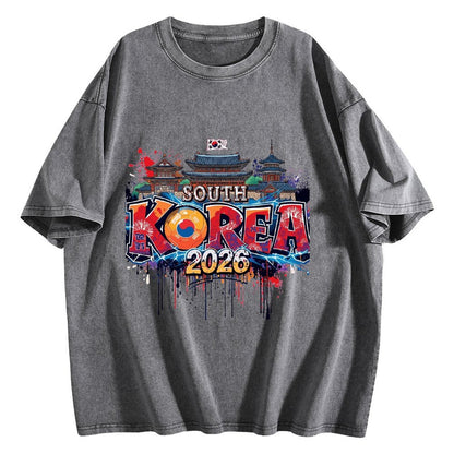 2026 World Cup Cotton T-Shirt Korea