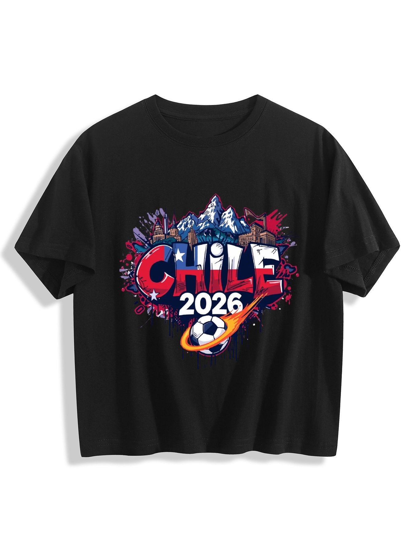 World Cup 2026 Women's Crop Top T-Shirt Chile