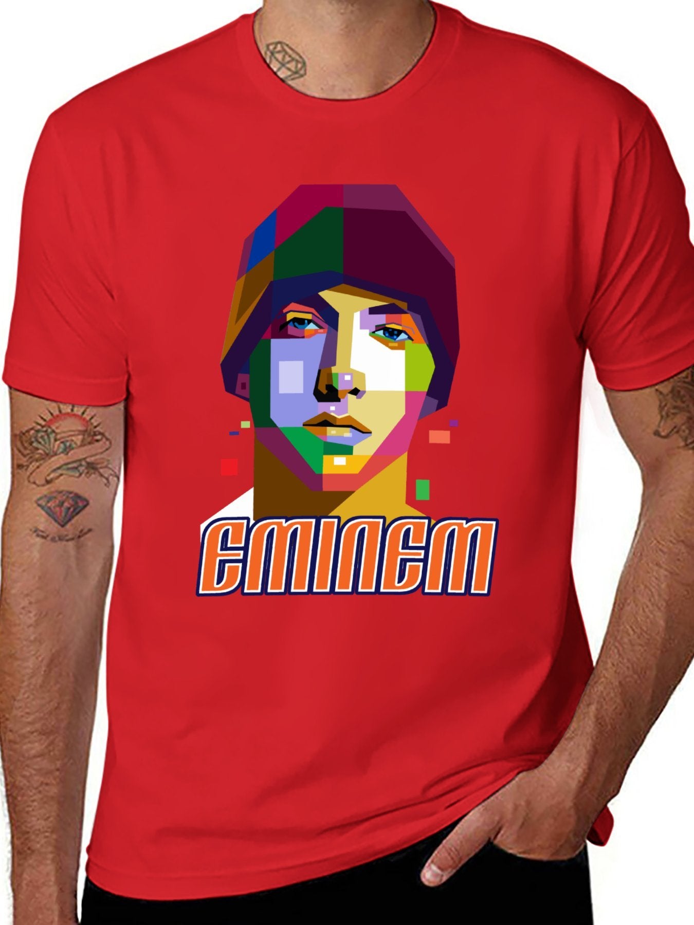 Music Unisex Cotton T-Shirt with Front Heat Transfer Print Xbbxy8fbxc5u