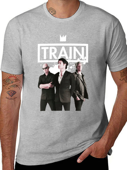 Music Unisex Cotton T-Shirt with Front Heat Transfer Print Xbbxosb7t0tp
