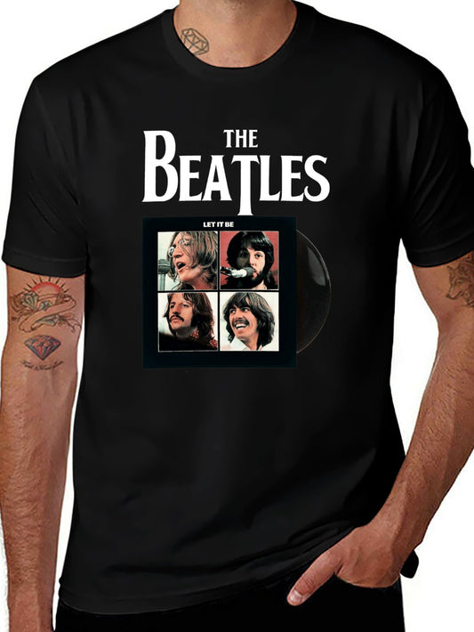 Music Unisex Cotton T-Shirt with Front Heat Transfer Print Xbb950j4vnug