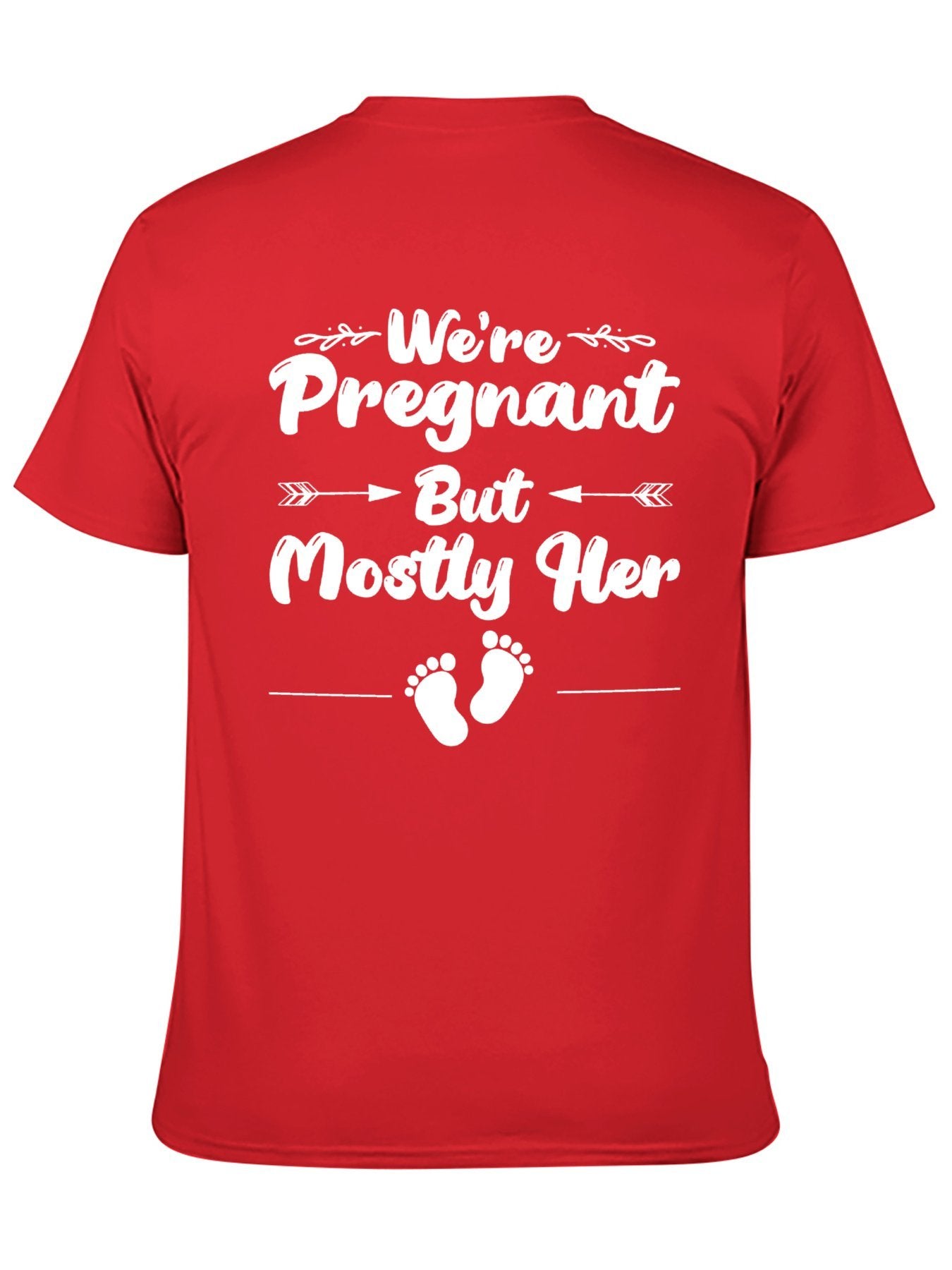 Unisex Cotton T-Shirt with Back Heat Transfer Printxb9hzy6outwe