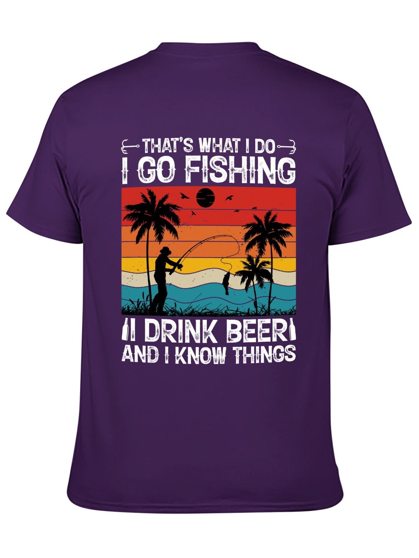 Unisex Cotton T-Shirt with Back Heat Transfer Printxb443db7equq
