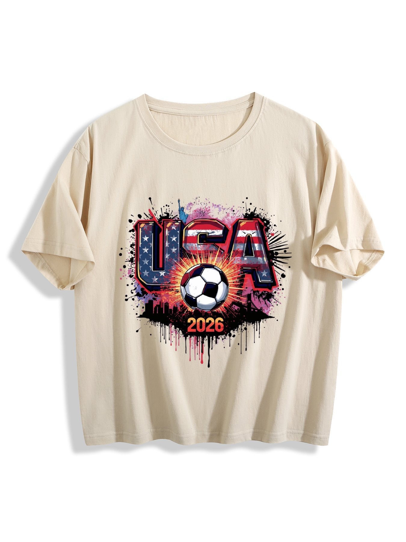 World Cup 2026 Women's Crop Top T-Shirt USA