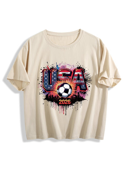 World Cup 2026 Women's Crop Top T-Shirt USA