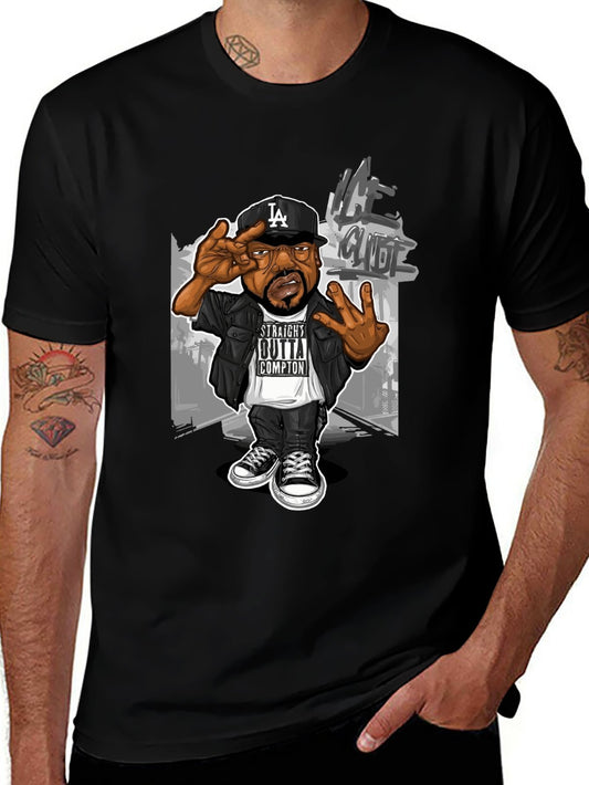 Music Unisex Cotton T-Shirt with Front Heat Transfer Print Xbbxy2c3evwc