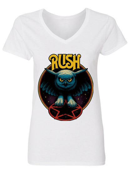 V-neck Women's Cotton T-shirt Rush2