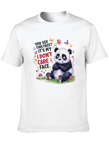 Funny Animals Unisex Cotton T-Shirt with Front Heat Transfer Print Xg2wdsr7c0y0