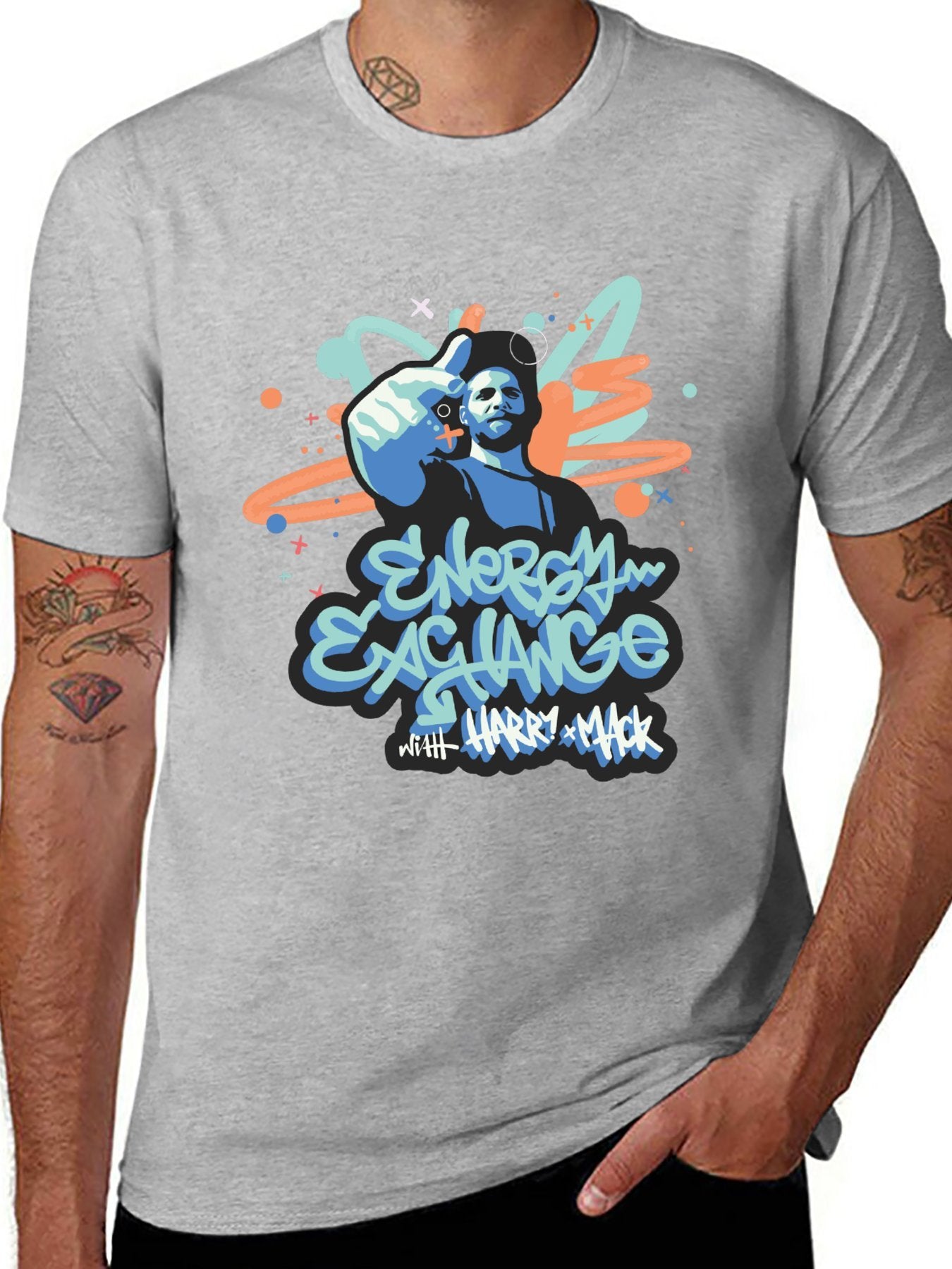 Music Unisex Cotton T-Shirt with Front Heat Transfer Print Xbbxy823oqtp