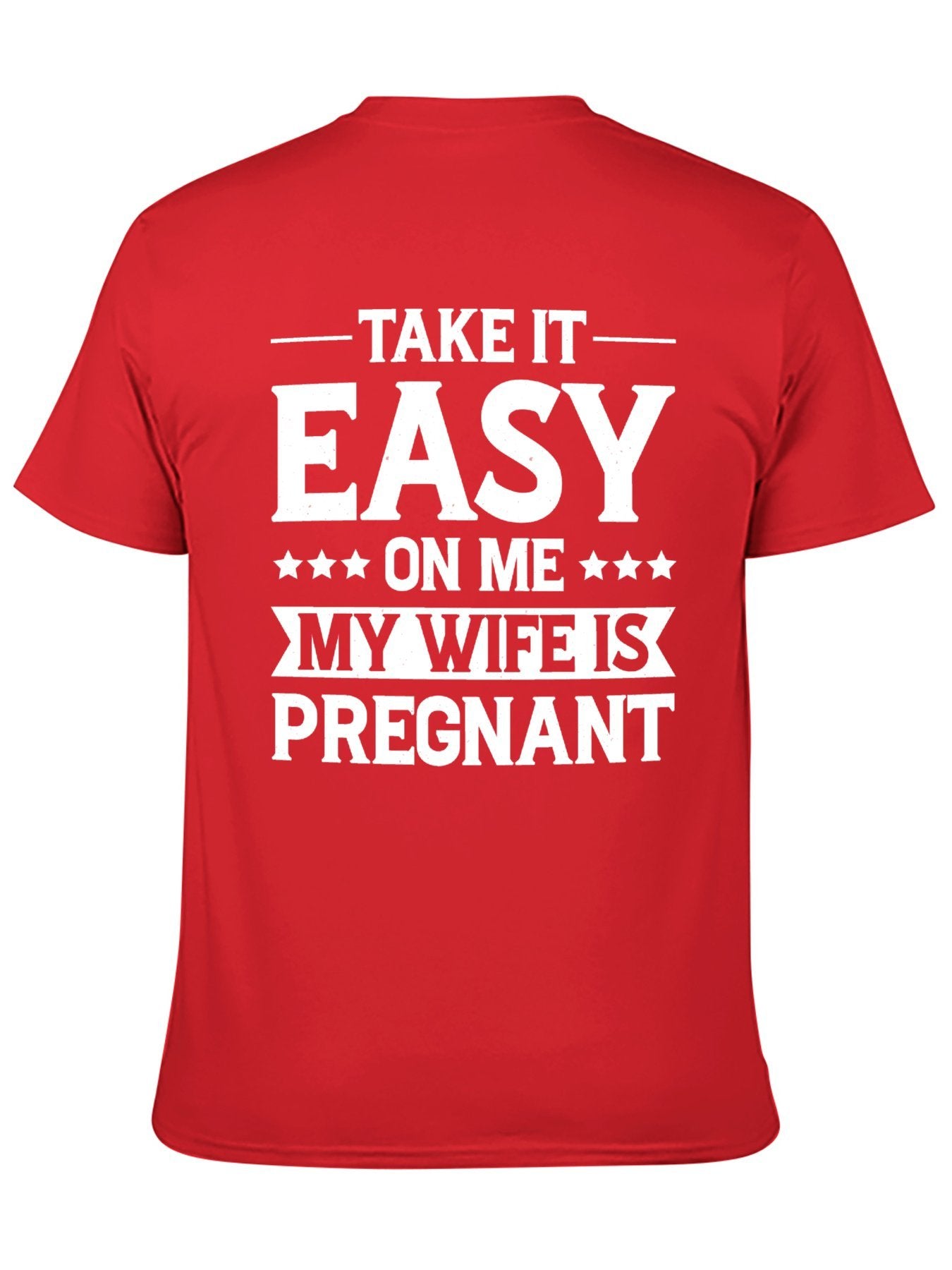 Unisex Cotton T-Shirt with Back Heat Transfer Printxb443xxznvh6
