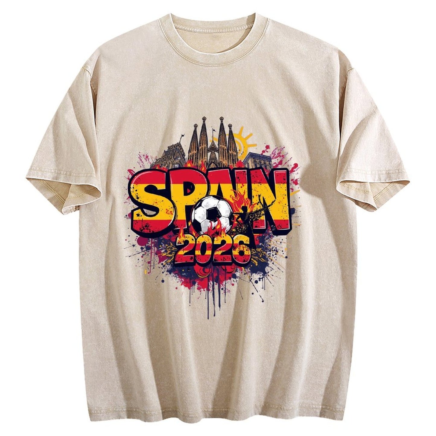 2026 World Cup Cotton T-Shirt Spain