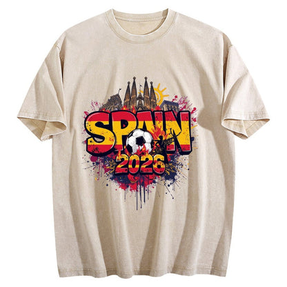 2026 World Cup Cotton T-Shirt Spain