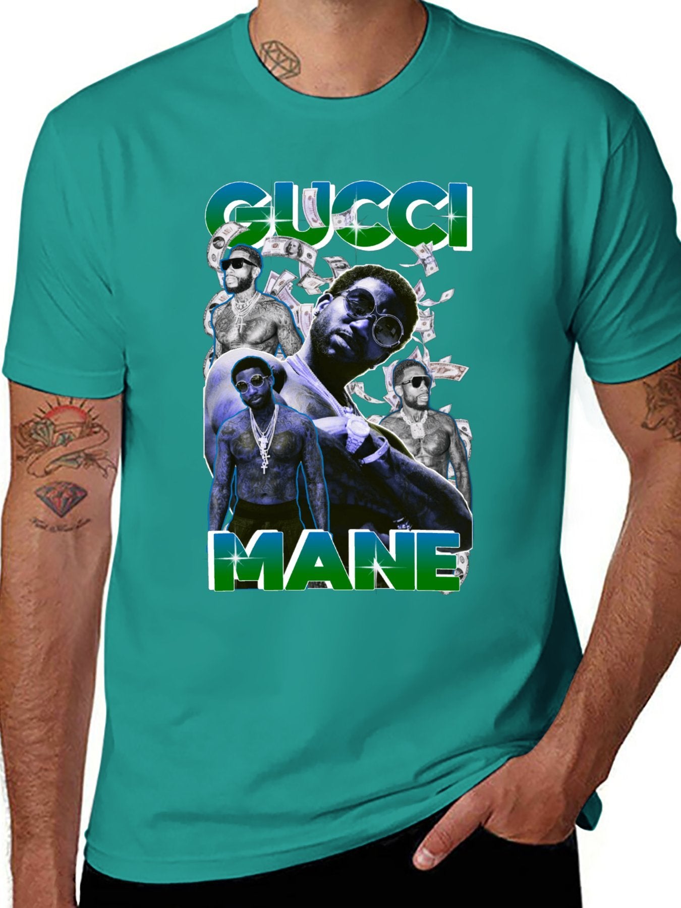 Music Unisex Cotton T-Shirt with Front Heat Transfer Print Xbbxodnzlj40