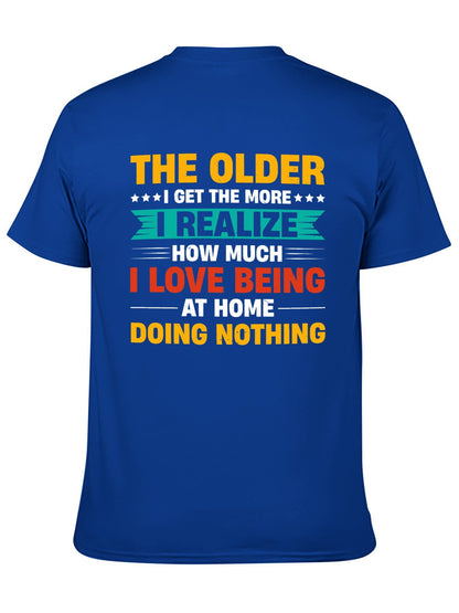 Unisex Cotton T-Shirt with Back Heat Transfer Printxb443sfeu13d