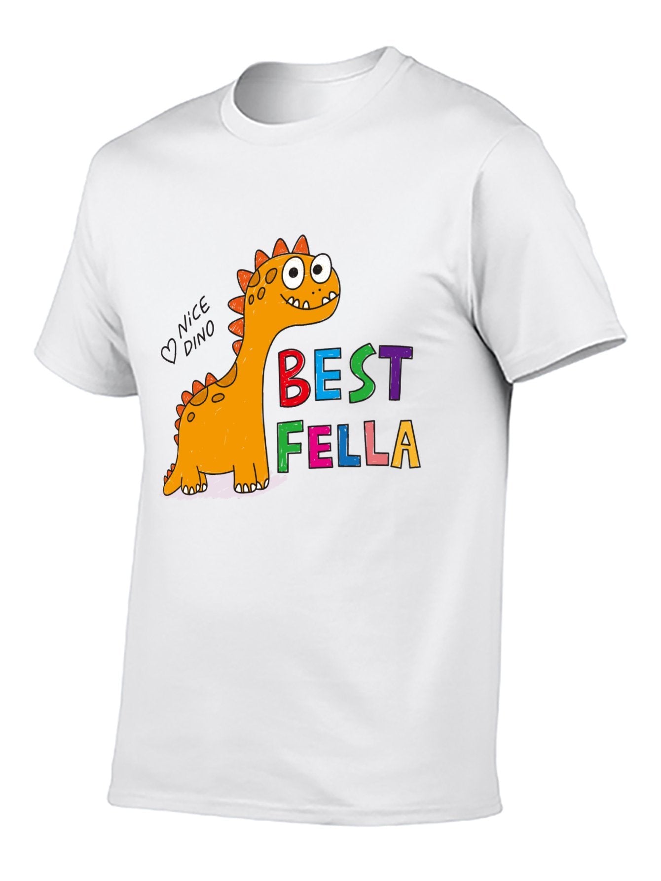 Funny Animals Unisex Cotton T-Shirt with Front Heat Transfer Print Xg2wdsbrgznv