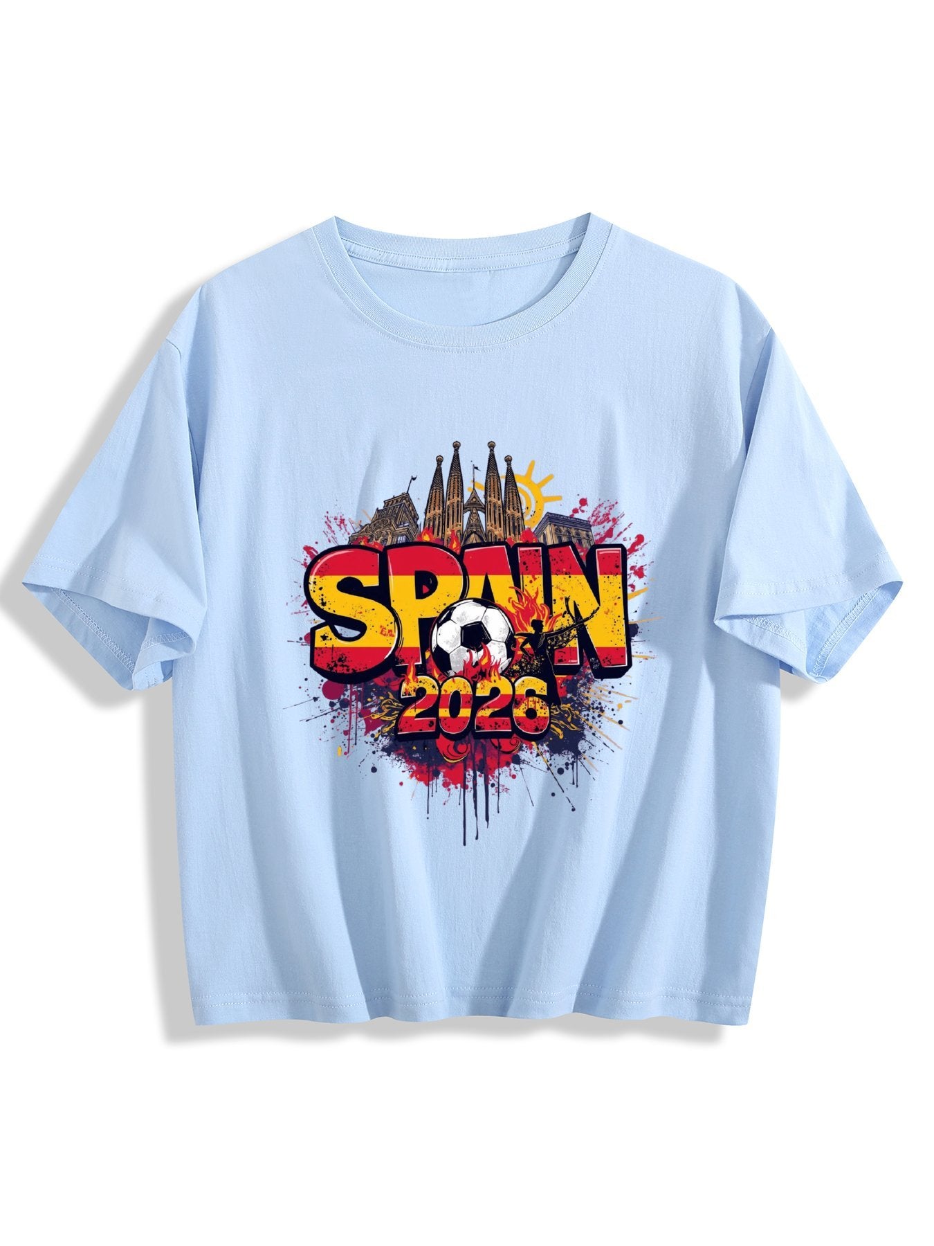 World Cup 2026 Women's Crop Top T-Shirt Spain