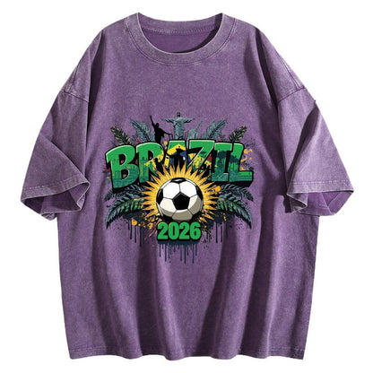 2026 World Cup Cotton T-Shirt Brazil