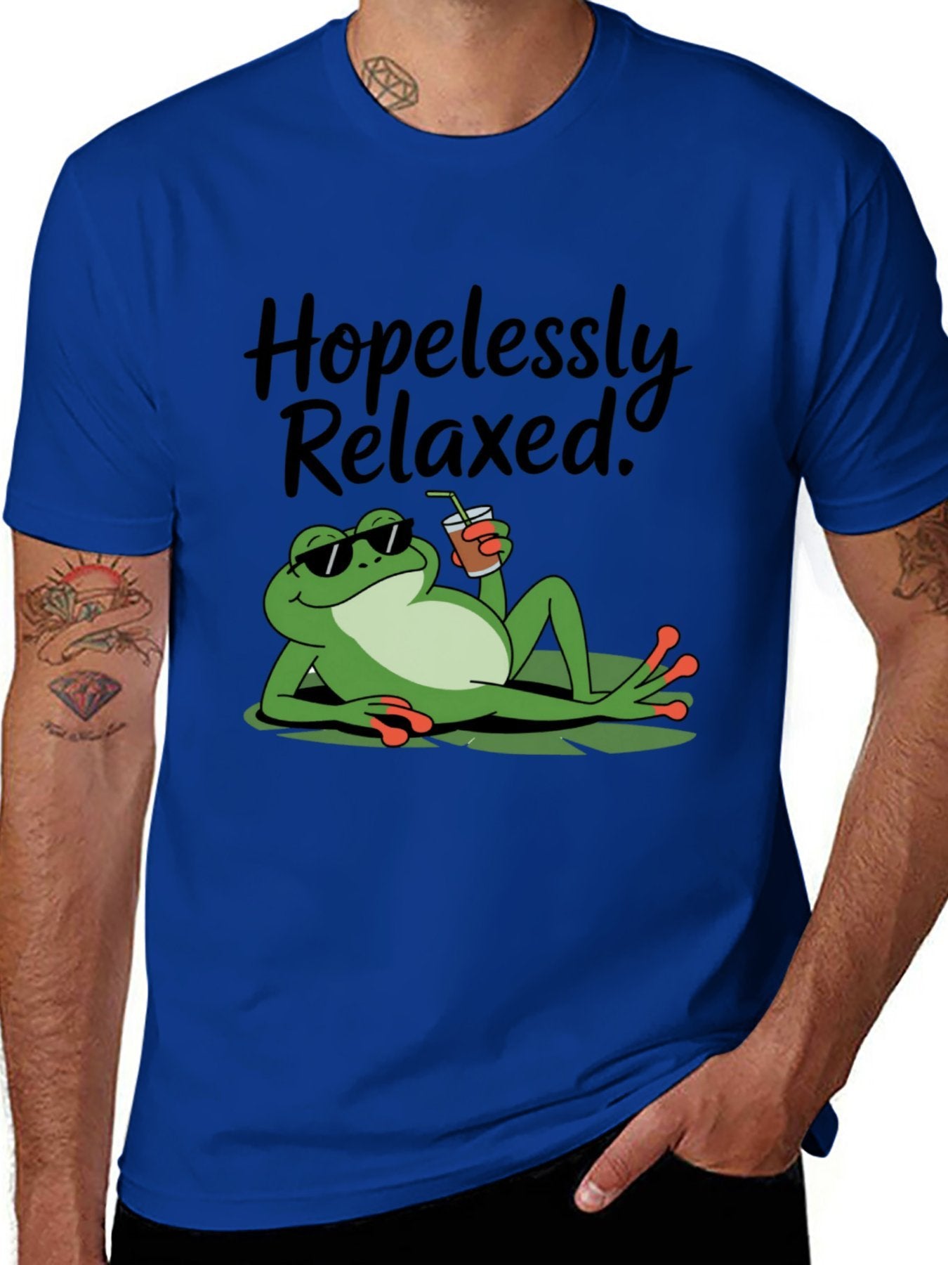 Funny Animals Unisex Cotton T-Shirt with Front Heat Transfer Print Xg2wdd45qp80