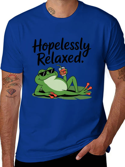 Funny Animals Unisex Cotton T-Shirt with Front Heat Transfer Print Xg2wdd45qp80
