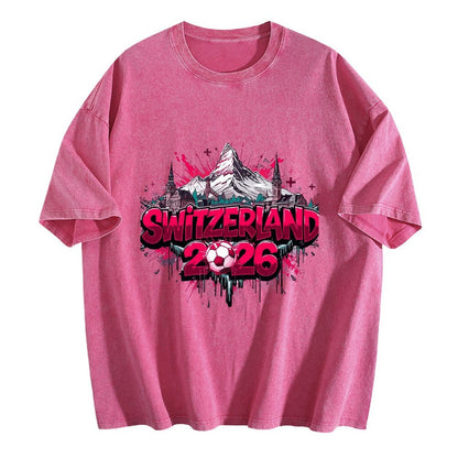 2026 World Cup Cotton T-Shirt Swizzerland