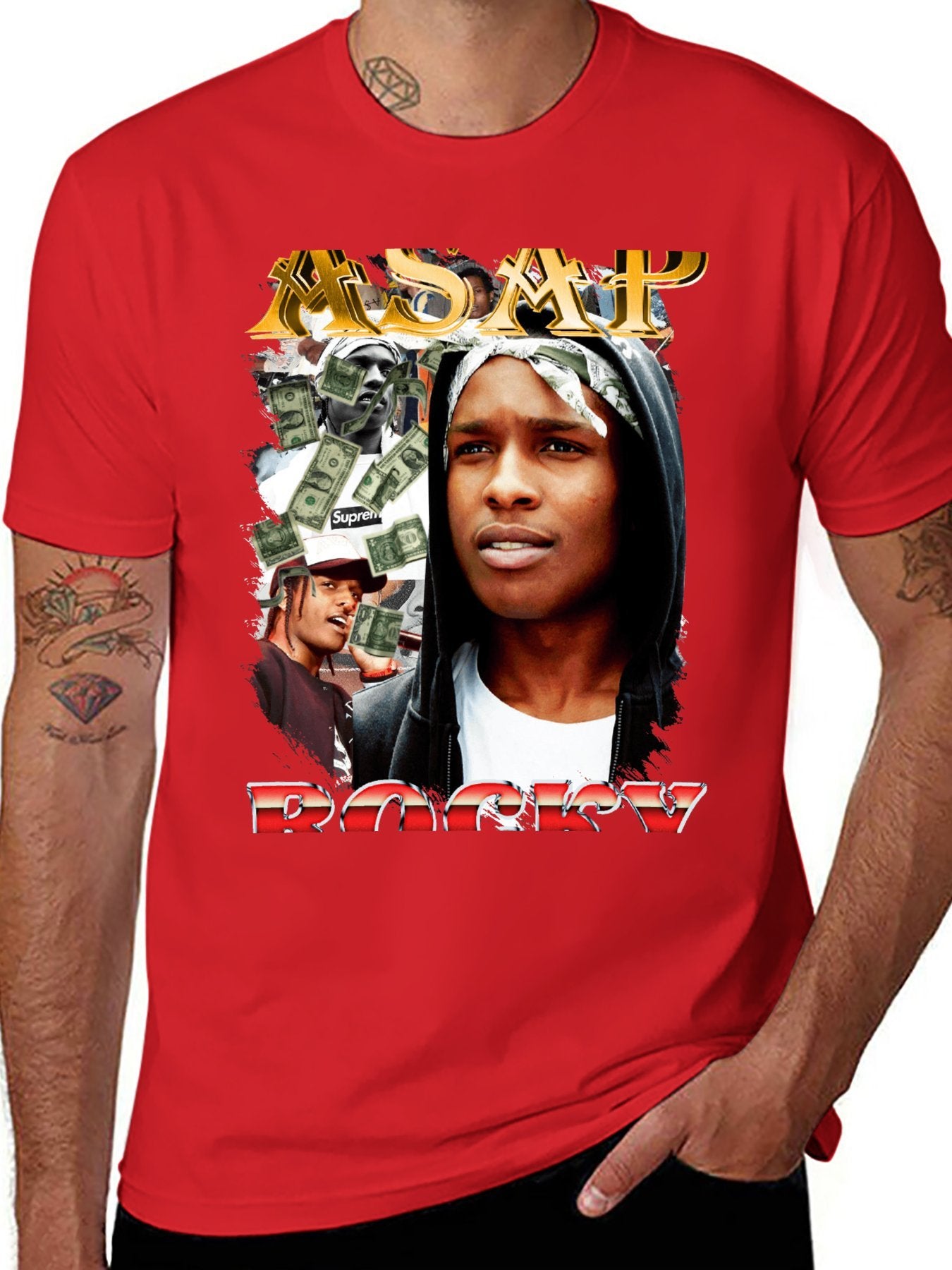 Music Unisex Cotton T-Shirt with Front Heat Transfer Print Xbb950yo42vp
