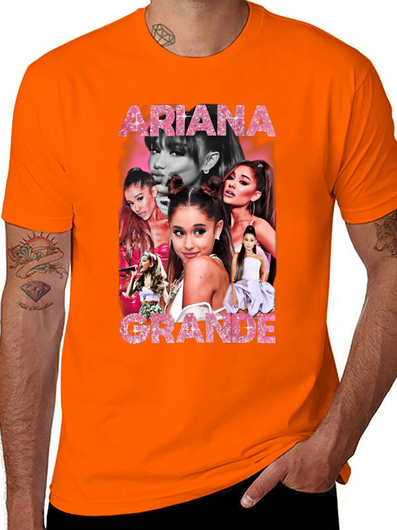 Music Unisex Cotton T-Shirt with Front Heat Transfer Print Xbb950un77wk