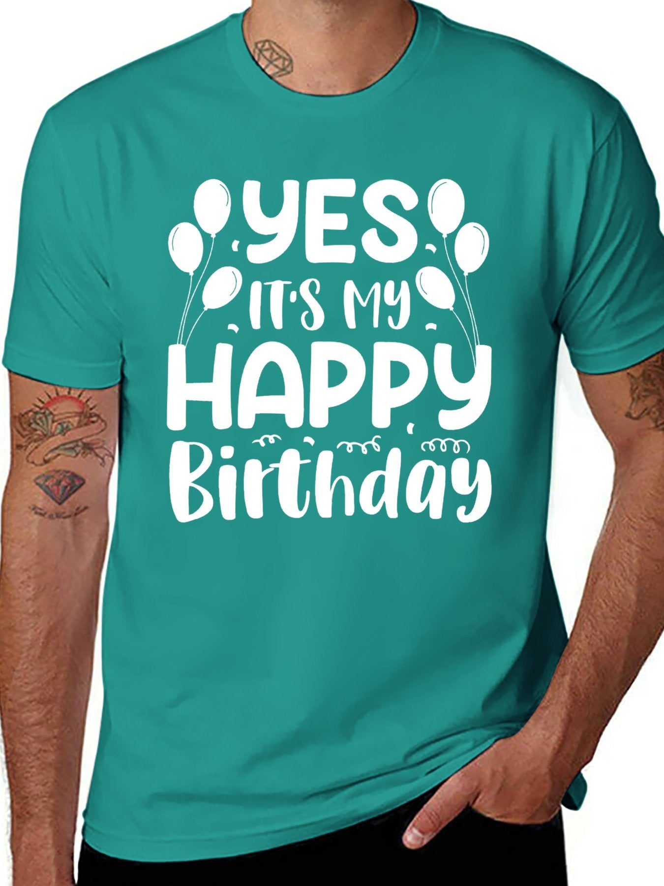 Unisex Cotton T-Shirt with Front Heat Transfer Printxb9g5q79x6ct