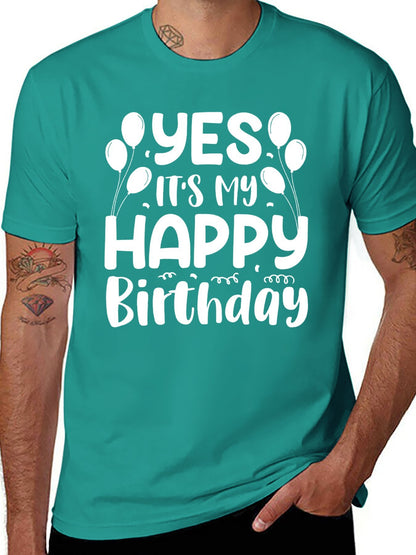 Unisex Cotton T-Shirt with Front Heat Transfer Printxb9g5q79x6ct
