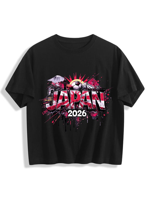 World Cup 2026 Women's Crop Top T-Shirt Japan
