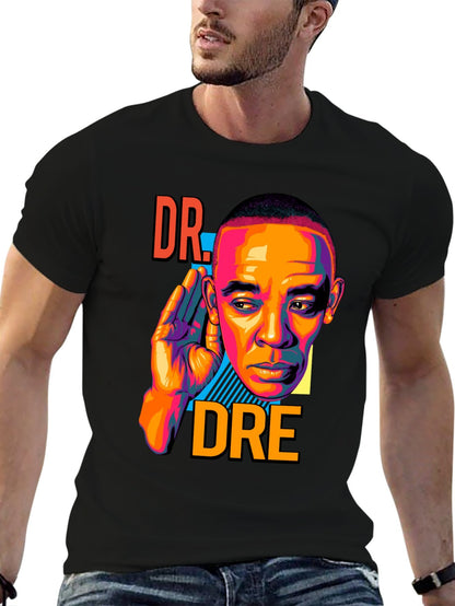 Music Unisex Cotton T-Shirt with Front Heat Transfer Print Xbbxy84fvfo6