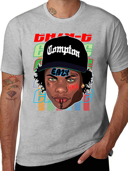 Music Unisex Cotton T-Shirt with Front Heat Transfer Print Xbbxy89f0w1x