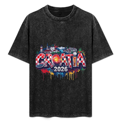 2026 World Cup Cotton T-Shirt Croatia