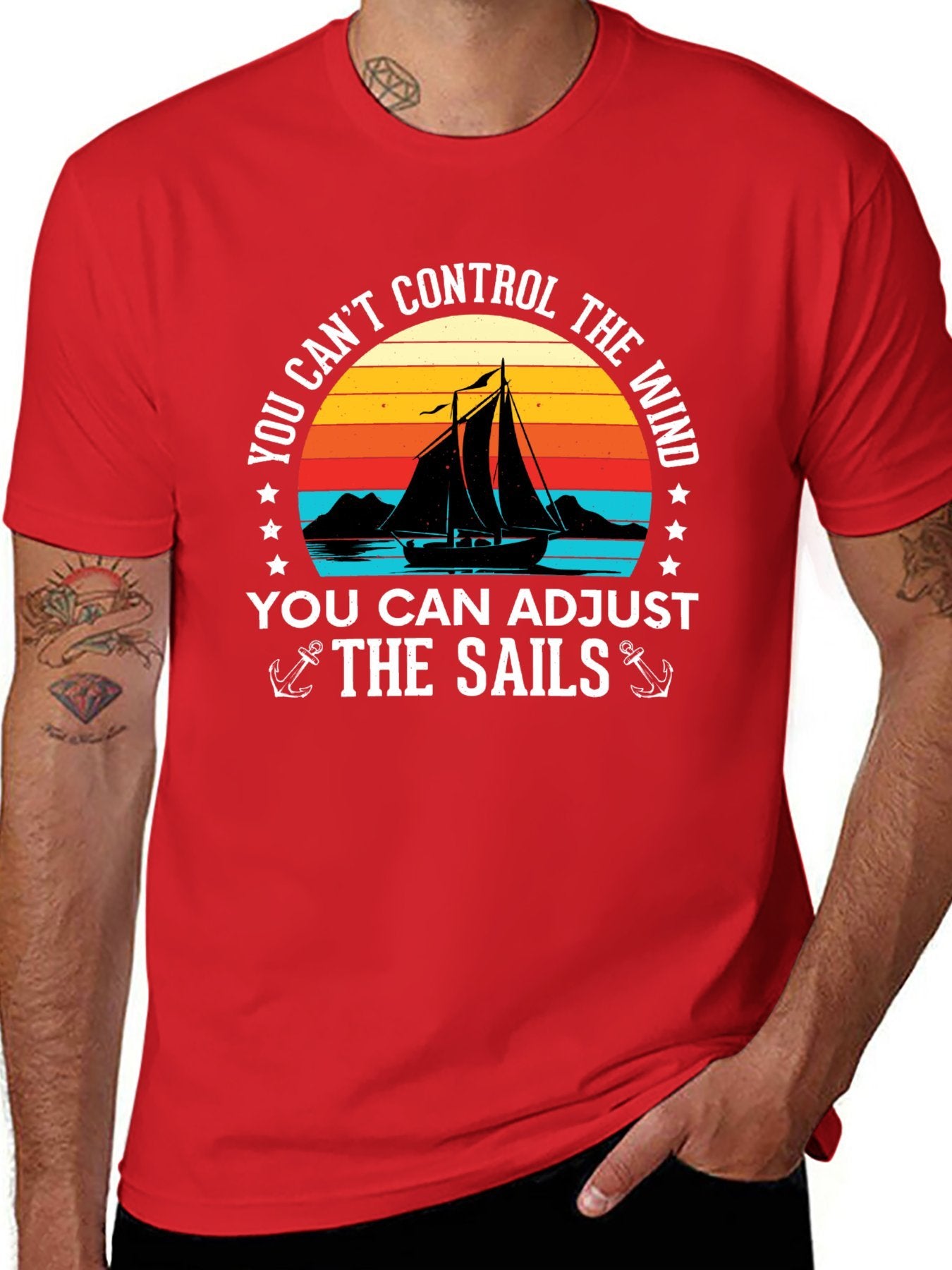 Unisex Cotton T-Shirt with Front Heat Transfer Printxb9g5q94udok