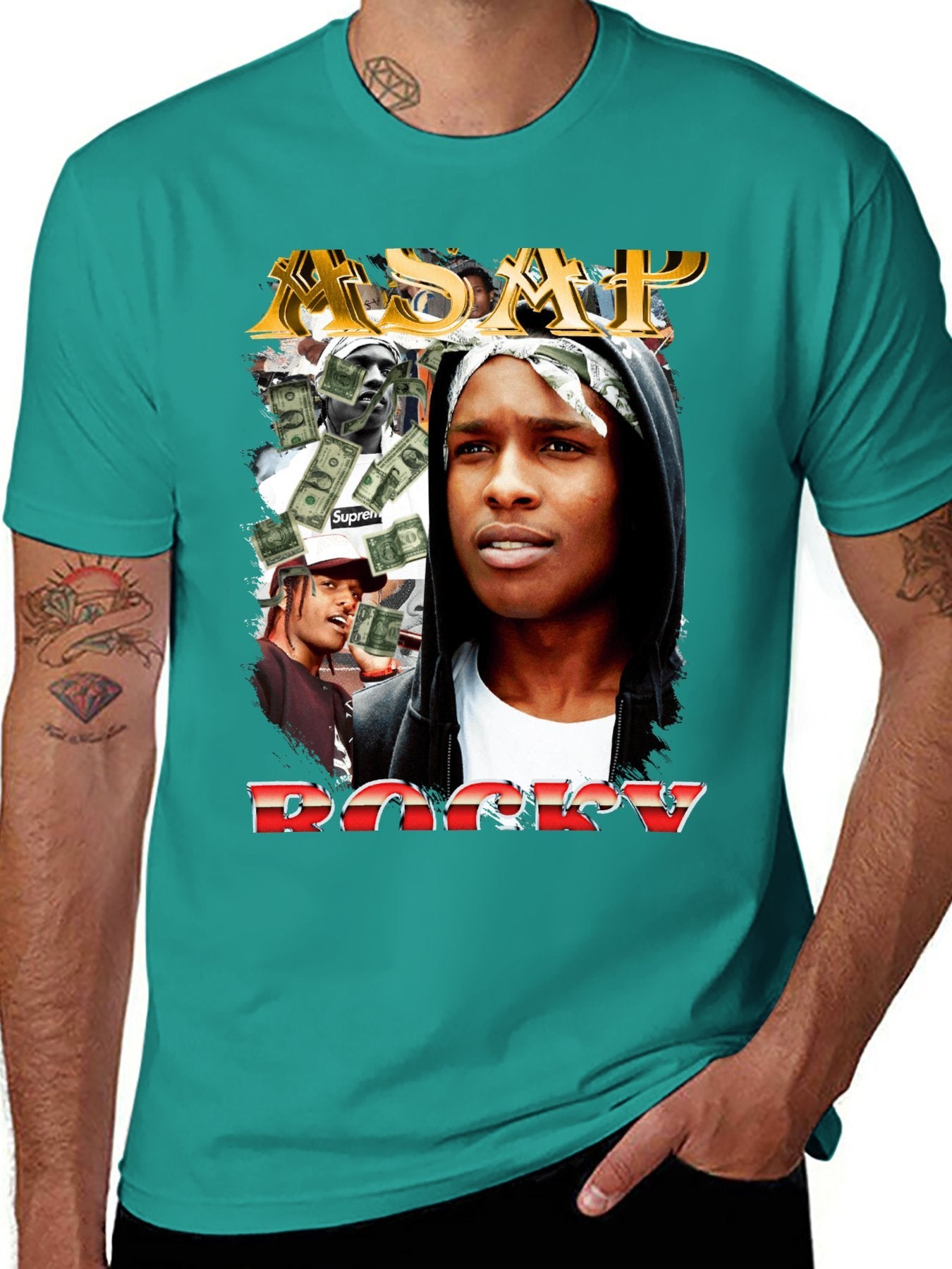 Music Unisex Cotton T-Shirt with Front Heat Transfer Print Xbb950yo42vp